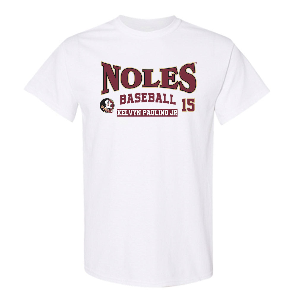 FSU - NCAA Baseball : Kelvyn Paulino jr - Classic Fashion Shersey T-Shirt-0