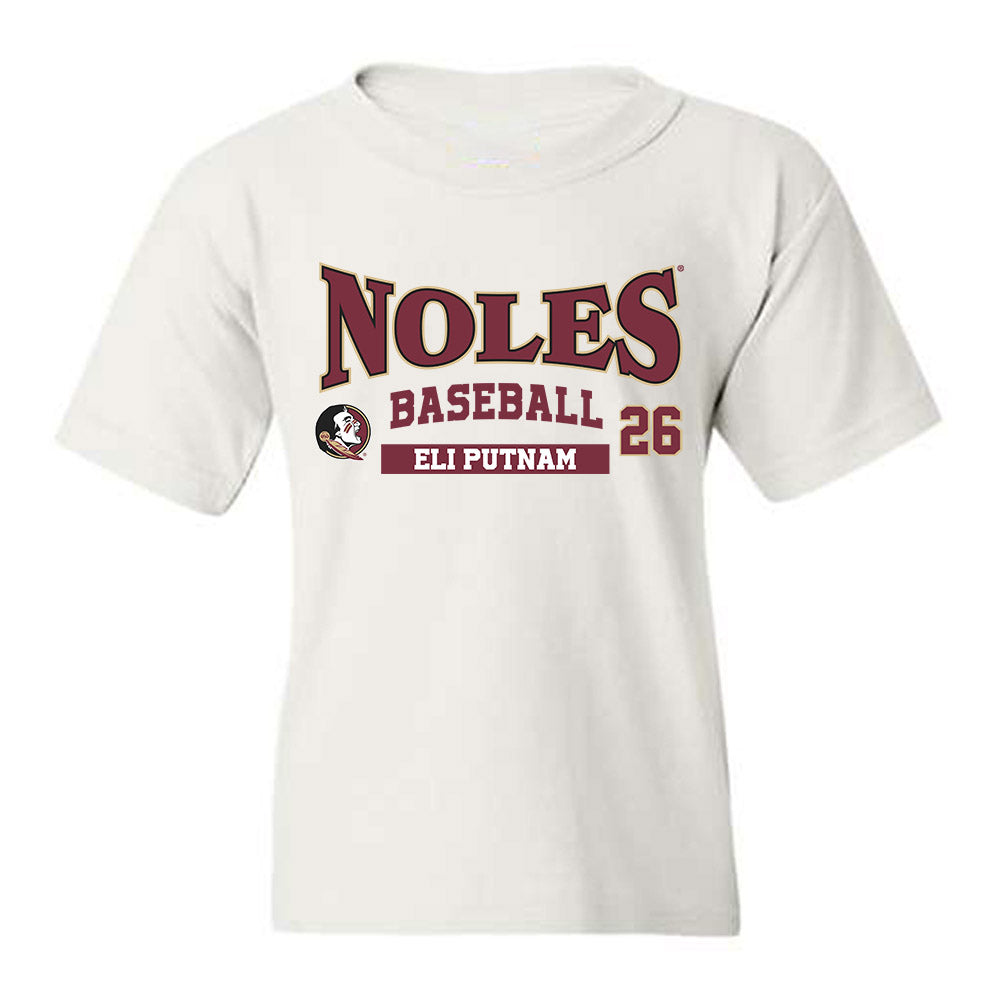 FSU - NCAA Baseball : Eli Putnam - Classic Fashion Shersey Youth T-Shirt-0