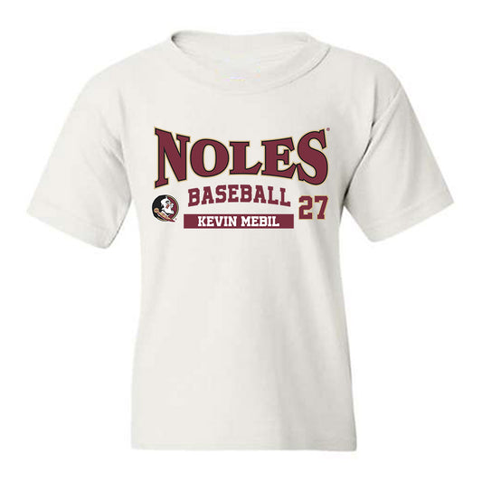 FSU - NCAA Baseball : Kevin Mebil - Classic Fashion Shersey Youth T-Shirt-0