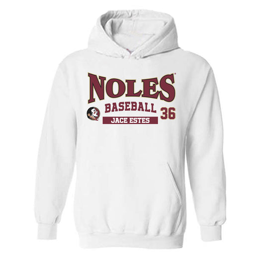 FSU - NCAA Baseball : Jace Estes - Classic Fashion Shersey Hooded Sweatshirt