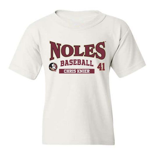 FSU - NCAA Baseball : Chris Knier - Classic Fashion Shersey Youth T-Shirt