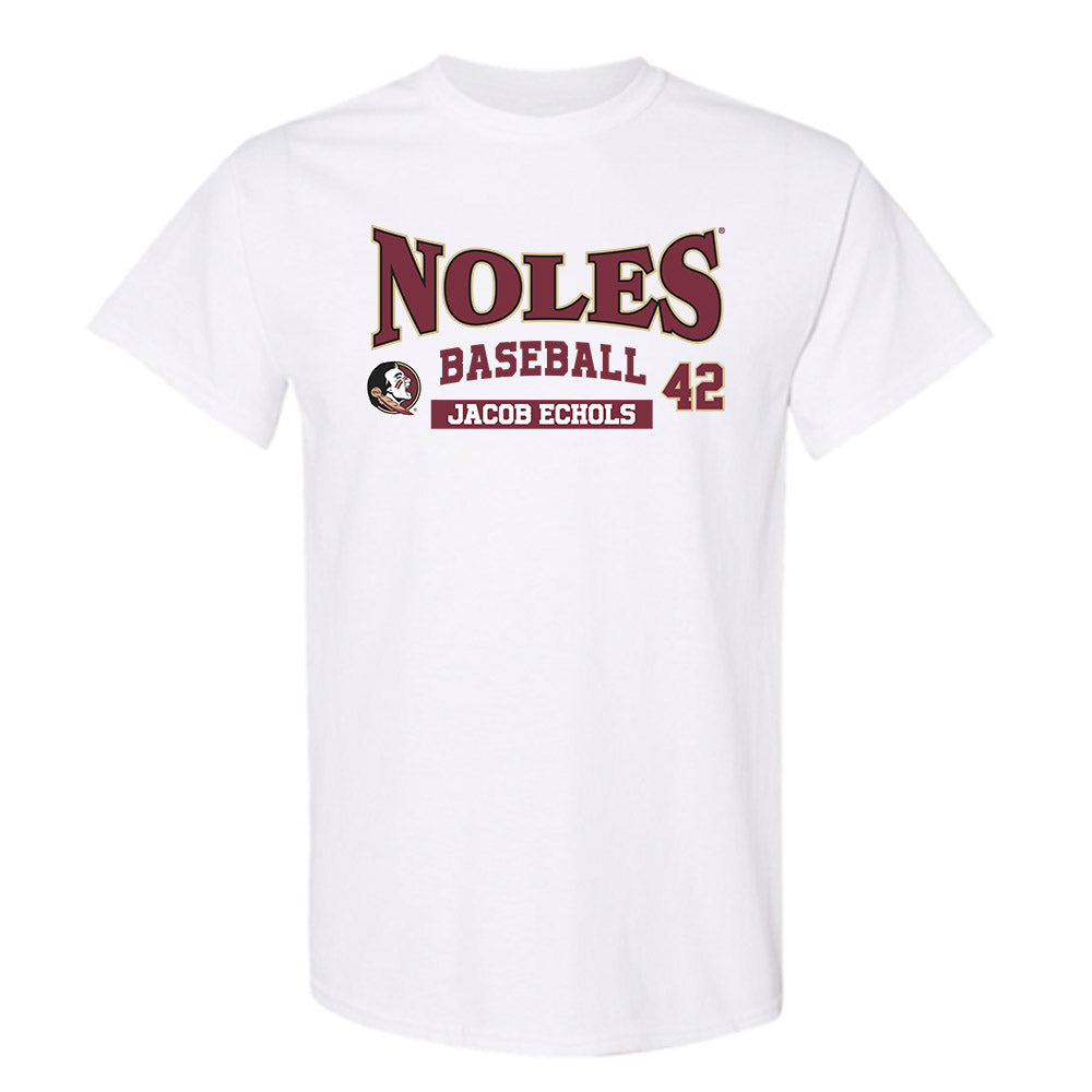 FSU - NCAA Baseball : Jacob Echols - Classic Fashion Shersey T-Shirt-0