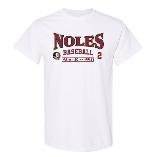 FSU - NCAA Baseball : Carter McCulley - Classic Fashion Shersey T-Shirt