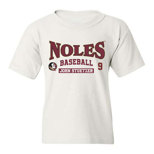 FSU - NCAA Baseball : John Stuetzer - Classic Fashion Shersey Youth T-Shirt-0