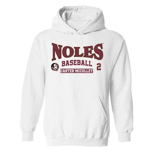 FSU - NCAA Baseball : Carter McCulley - Classic Fashion Shersey Hooded Sweatshirt