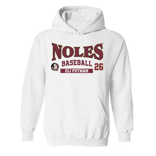 FSU - NCAA Baseball : Eli Putnam - Classic Fashion Shersey Hooded Sweatshirt-0