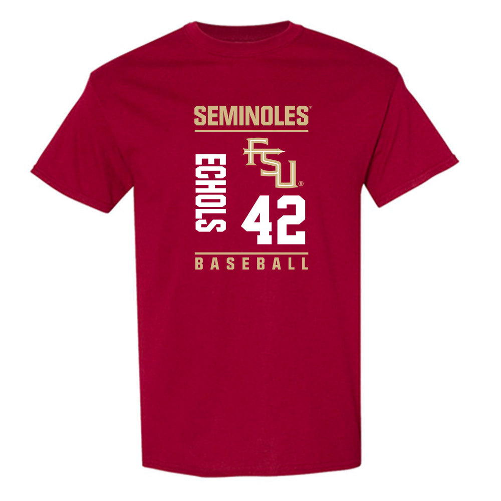 FSU - NCAA Baseball : Jacob Echols - Fashion Shersey T-Shirt-0