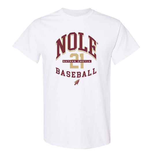 FSU - NCAA Baseball : Nathan Cmeyla - Classic Fashion Shersey T-Shirt-0