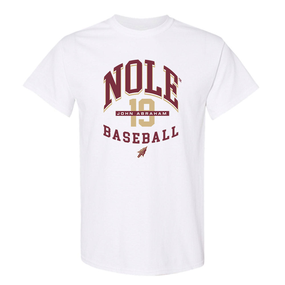 FSU - NCAA Baseball : John Abraham - Classic Fashion Shersey T-Shirt-0