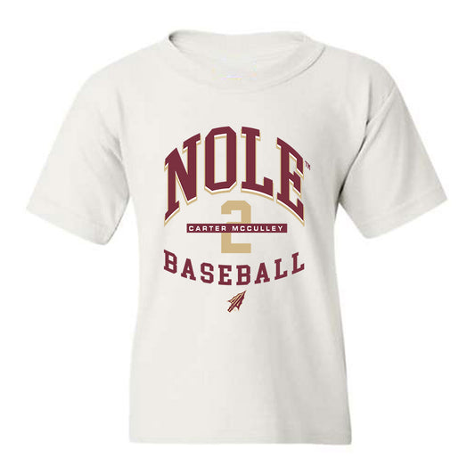 FSU - NCAA Baseball : Carter McCulley - Classic Fashion Shersey Youth T-Shirt