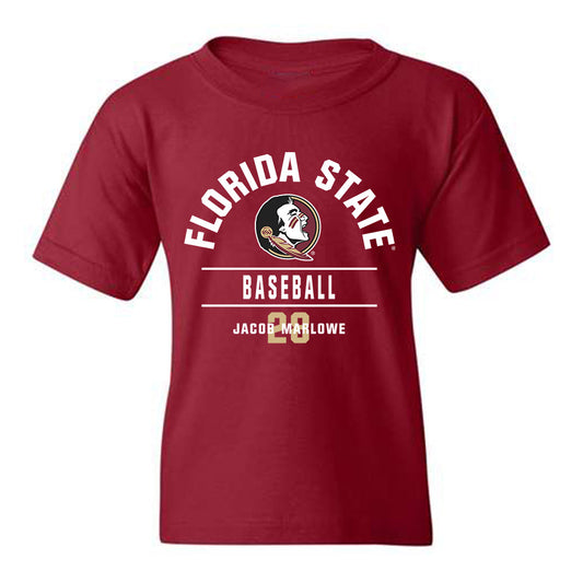 FSU - NCAA Baseball : Jacob Marlowe - Classic Fashion Shersey Youth T-Shirt