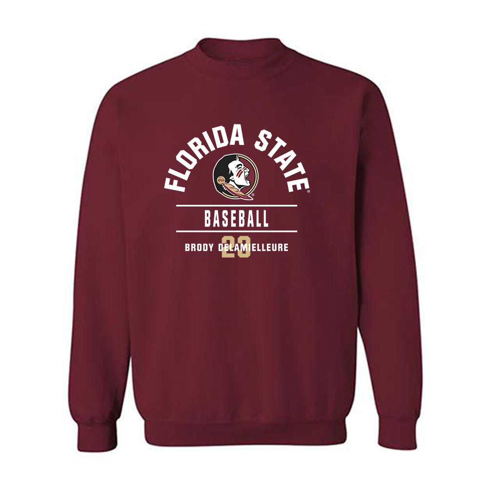 FSU - NCAA Baseball : Brody DeLamielleure - Classic Fashion Shersey Crewneck Sweatshirt