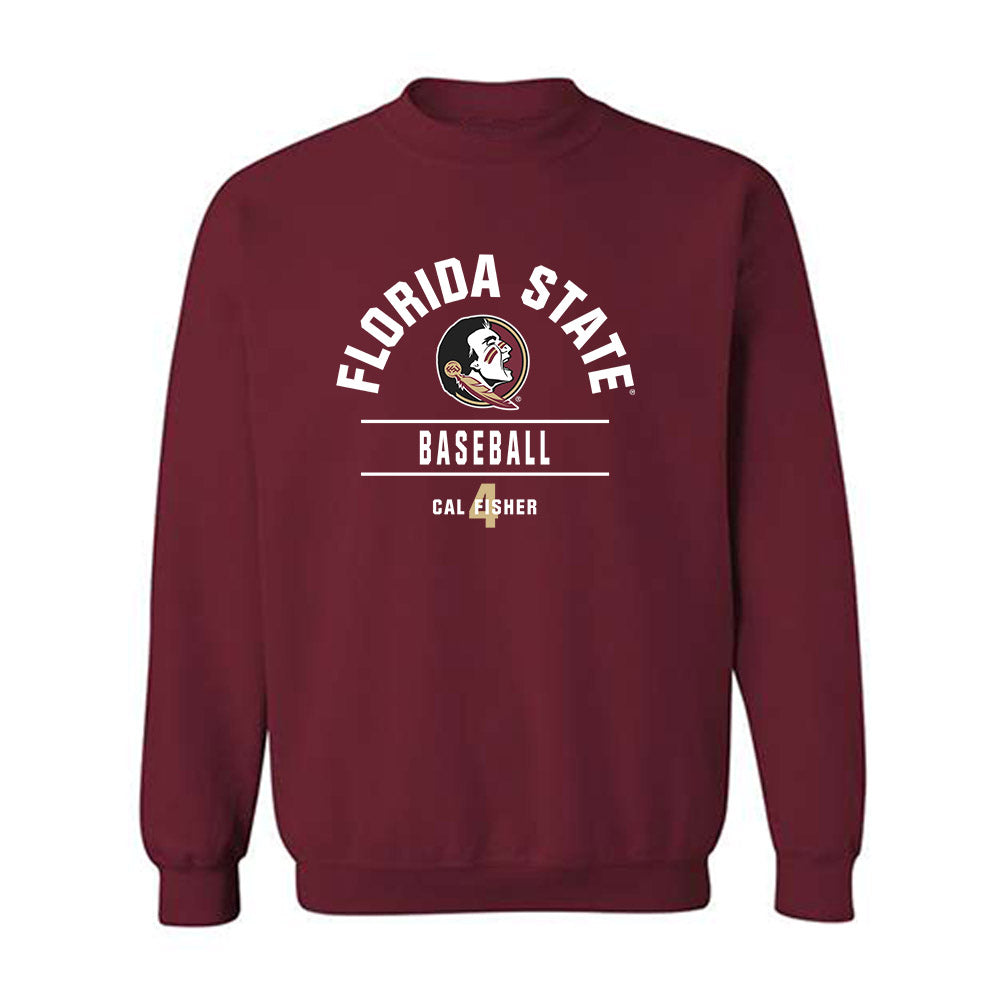 FSU - NCAA Baseball : Cal Fisher - Classic Fashion Shersey Crewneck Sweatshirt