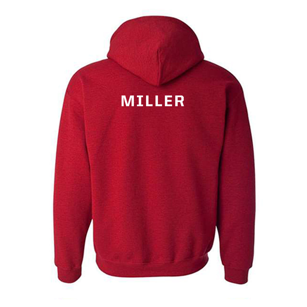 New Mexico - NCAA Men's Track & Field : Cameron Miller - Classic Fashion Shersey Hooded Sweatshirt-1