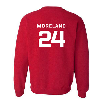 New Mexico - NCAA Women's Basketball : Amhyia Moreland - Classic Fashion Shersey Crewneck Sweatshirt-3