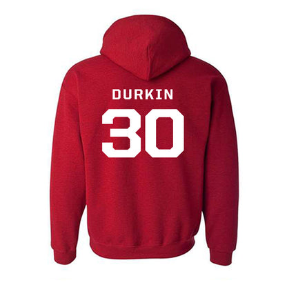 New Mexico - NCAA Football : Brendan Durkin - Classic Fashion Shersey Hooded Sweatshirt-1