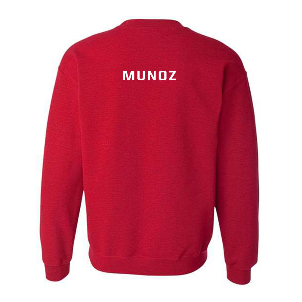 New Mexico - NCAA Men's Track & Field : Antonio Munoz - Classic Fashion Shersey Crewneck Sweatshirt-2