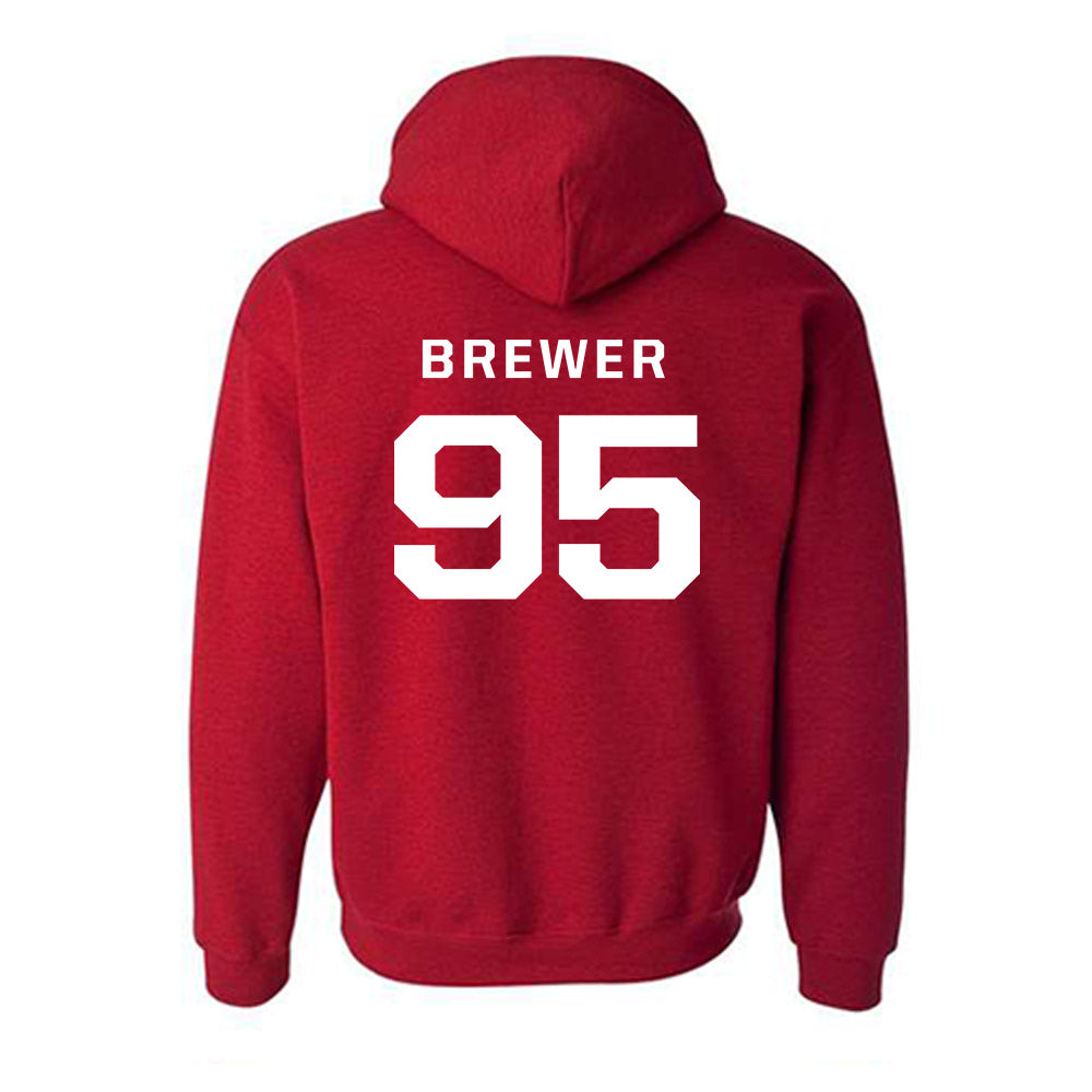  - NCAA Football : Colby Brewer - Classic Fashion Shersey Hooded Sweatshirt-1