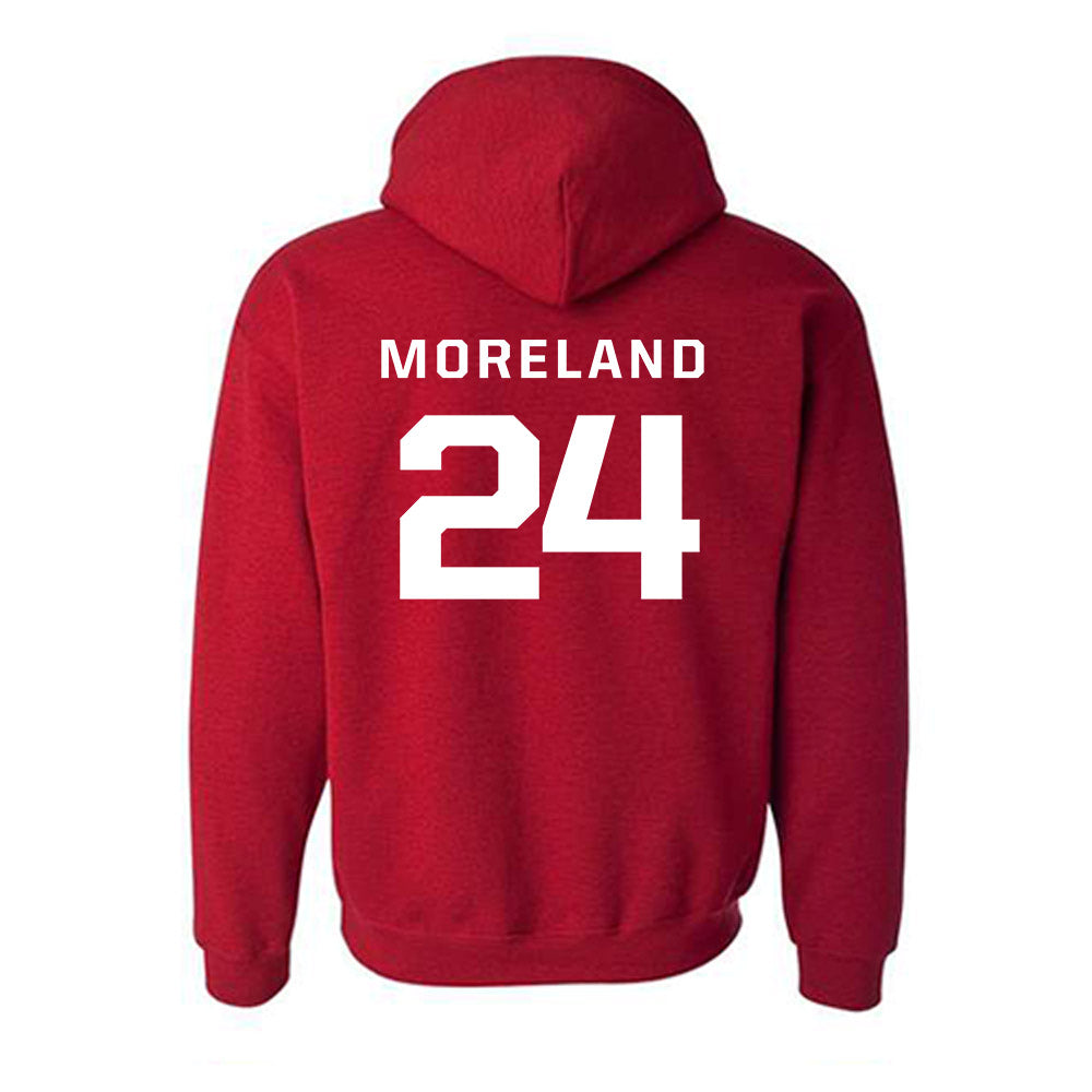 New Mexico - NCAA Women's Basketball : Amhyia Moreland - Classic Fashion Shersey Hooded Sweatshirt-1