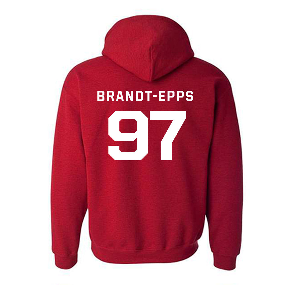 New Mexico - NCAA Football : Devin Brandt-Epps - Classic Fashion Shersey Hooded Sweatshirt