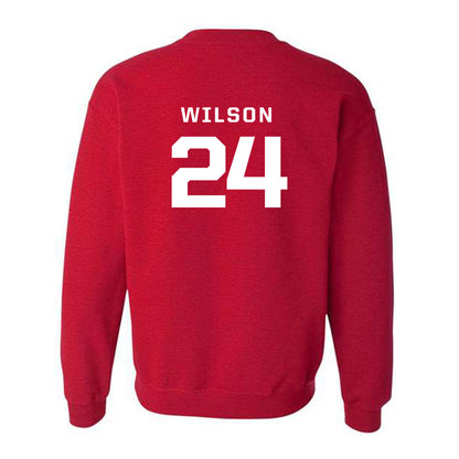 New Mexico - NCAA Football : Jayden Wilson - Classic Fashion Shersey Crewneck Sweatshirt-3