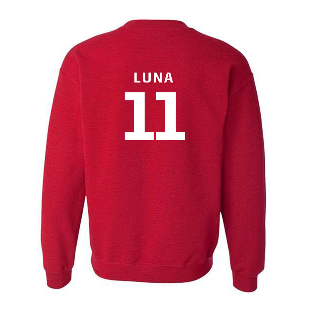 New Mexico - NCAA Men's Golf : Valentin Luna - Classic Fashion Shersey Crewneck Sweatshirt-2