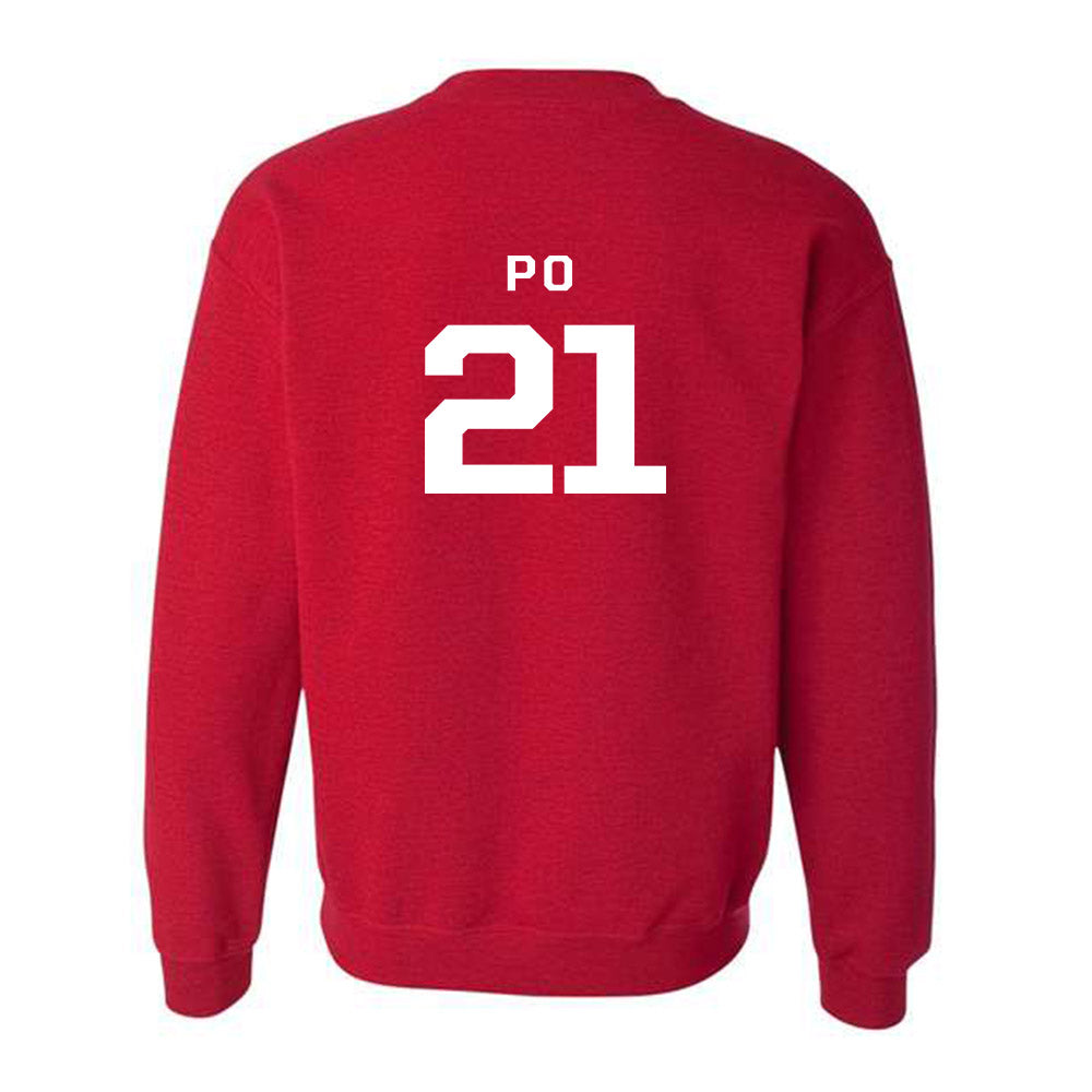 New Mexico - NCAA Women's Basketball : Reza Po - Classic Fashion Shersey Crewneck Sweatshirt-2