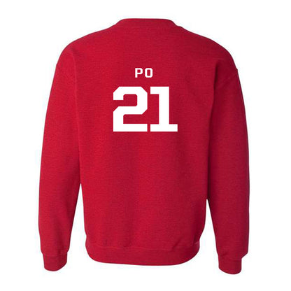 New Mexico - NCAA Women's Basketball : Reza Po - Classic Fashion Shersey Crewneck Sweatshirt-2