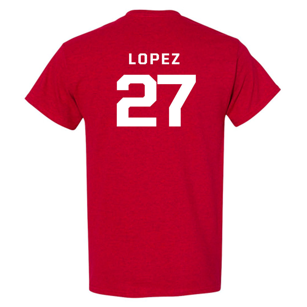 New Mexico - NCAA Baseball : David Lopez - Classic Fashion Shersey T-Shirt-1