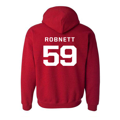 New Mexico - NCAA Football : Kaden Robnett - Classic Fashion Shersey Hooded Sweatshirt-1