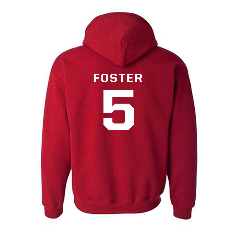 New Mexico - NCAA Women's Basketball : Kaia Foster - Classic Fashion Shersey Hooded Sweatshirt-1