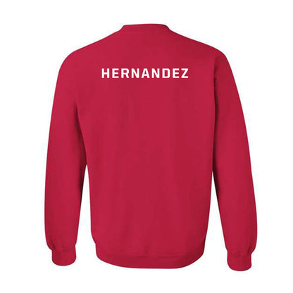 New Mexico - NCAA Men's Cross Country : Jayden Hernandez - Classic Fashion Shersey Crewneck Sweatshirt-3