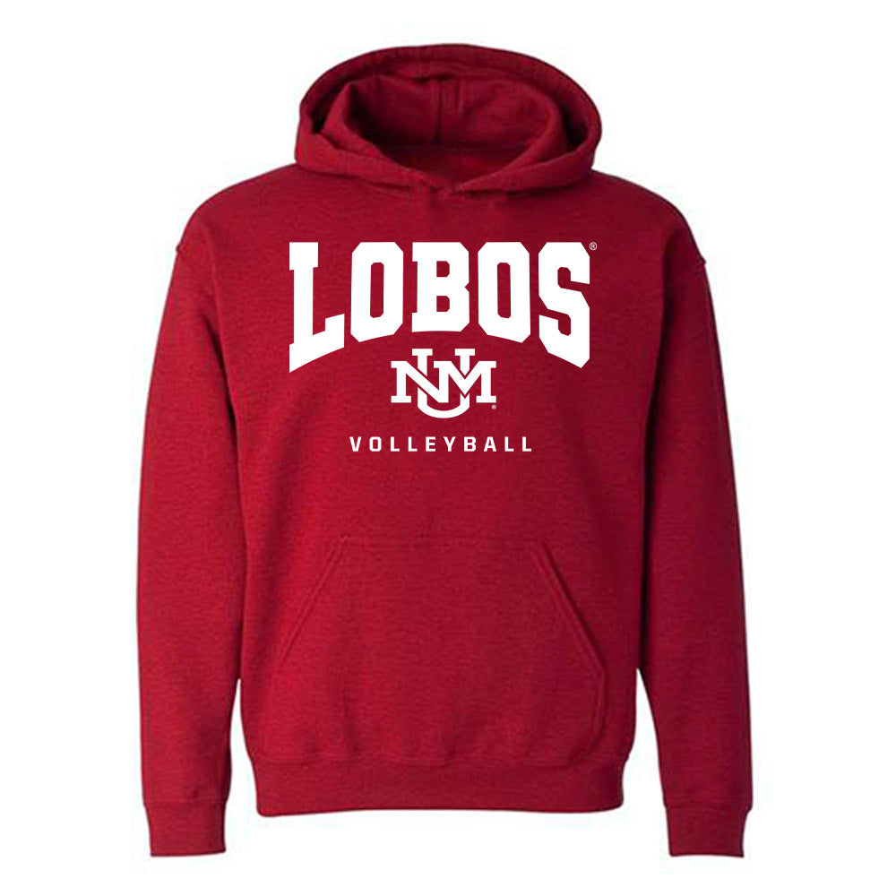 New Mexico - NCAA Women's Volleyball : Giselle Groe - Classic Fashion Shersey Hooded Sweatshirt-0