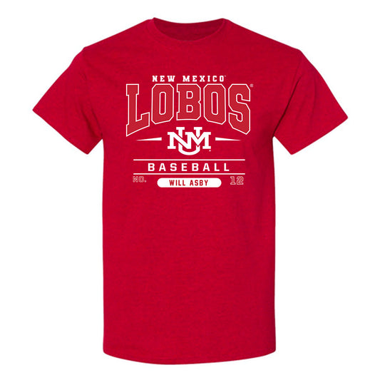 New Mexico - NCAA Baseball : Will Asby - T-Shirt