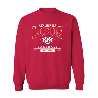 New Mexico - NCAA Baseball : Will Asby - Crewneck Sweatshirt