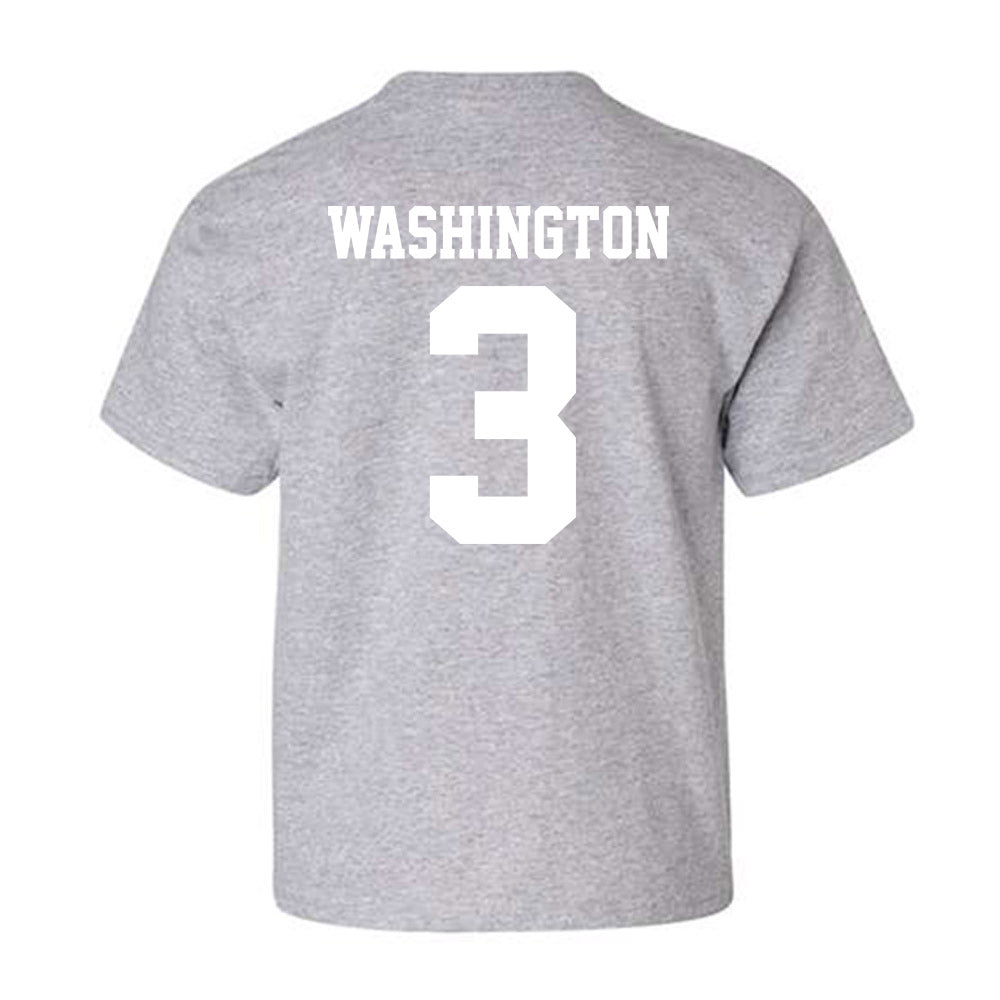 New Mexico - NCAA Men's Basketball : Tru Washington - Classic Fashion Shersey Youth T-Shirt-1