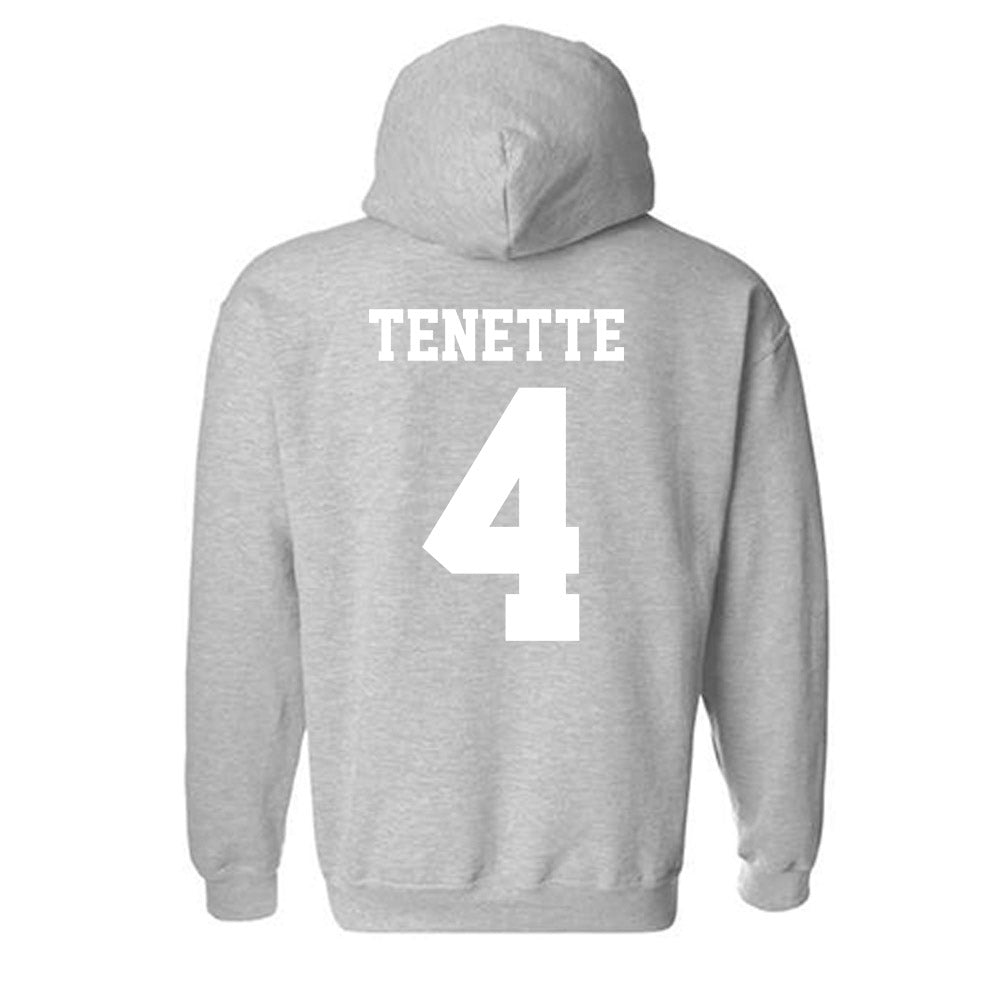 New Mexico - NCAA Men's Basketball : Uriah Tenette - Classic Fashion Shersey Hooded Sweatshirt-1