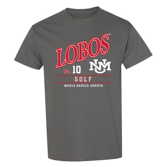 New Mexico - NCAA Women's Golf : Maria Garcia Arroyo - T-Shirt-0