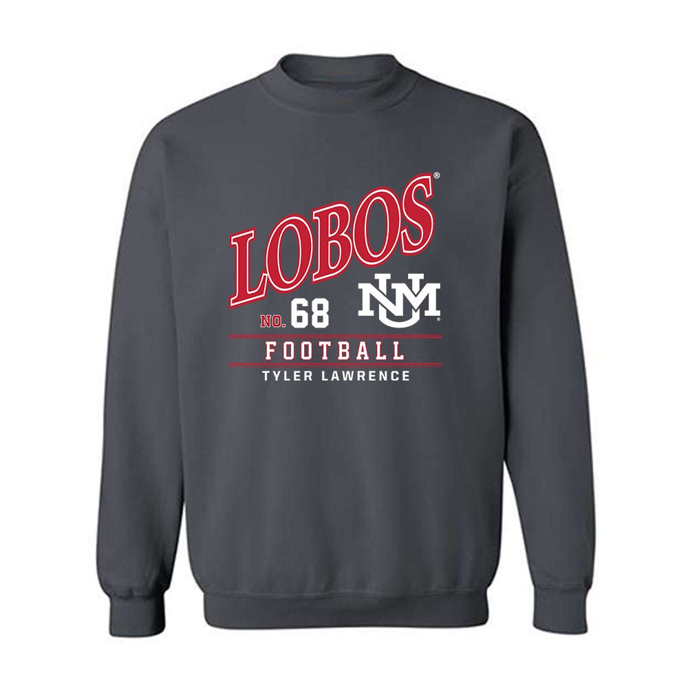 New Mexico - NCAA Football : Tyler Lawrence - Crewneck Sweatshirt-0