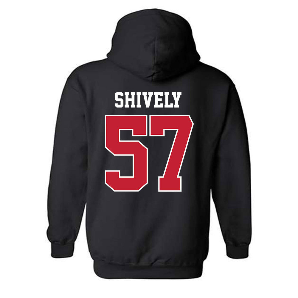 New Mexico - NCAA Football : Jonathan Shively - Classic Fashion Shersey Hooded Sweatshirt-1