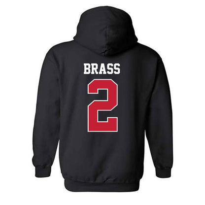 New Mexico - NCAA Baseball : Cooper Brass - Classic Fashion Shersey Hooded Sweatshirt-1