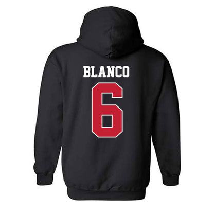 New Mexico - NCAA Women's Volleyball : Madison Blanco - Classic Fashion Shersey Hooded Sweatshirt-1