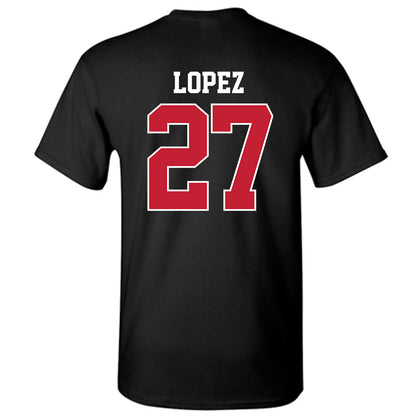 New Mexico - NCAA Baseball : David Lopez - Classic Fashion Shersey T-Shirt-1