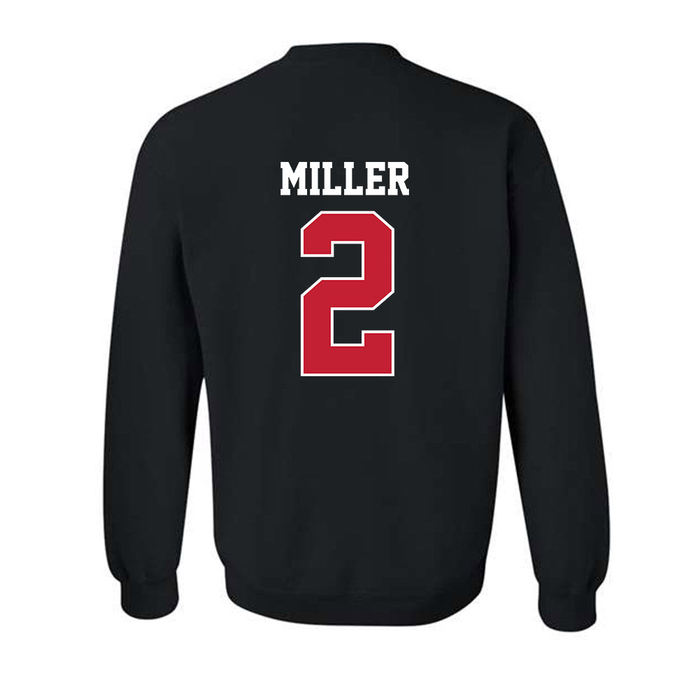 New Mexico - NCAA Men's Basketball : Tajavis Miller - Classic Fashion Shersey Crewneck Sweatshirt-1