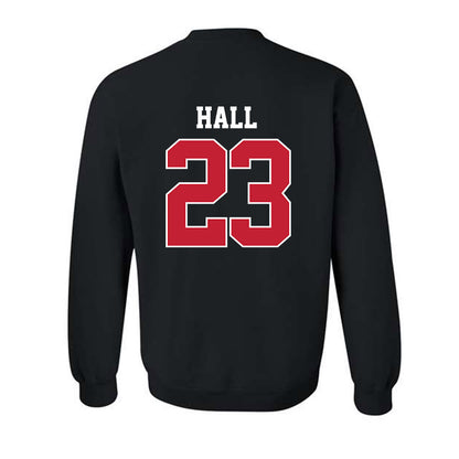 New Mexico - NCAA Men's Basketball : Jake Hall - Classic Fashion Shersey Crewneck Sweatshirt-1