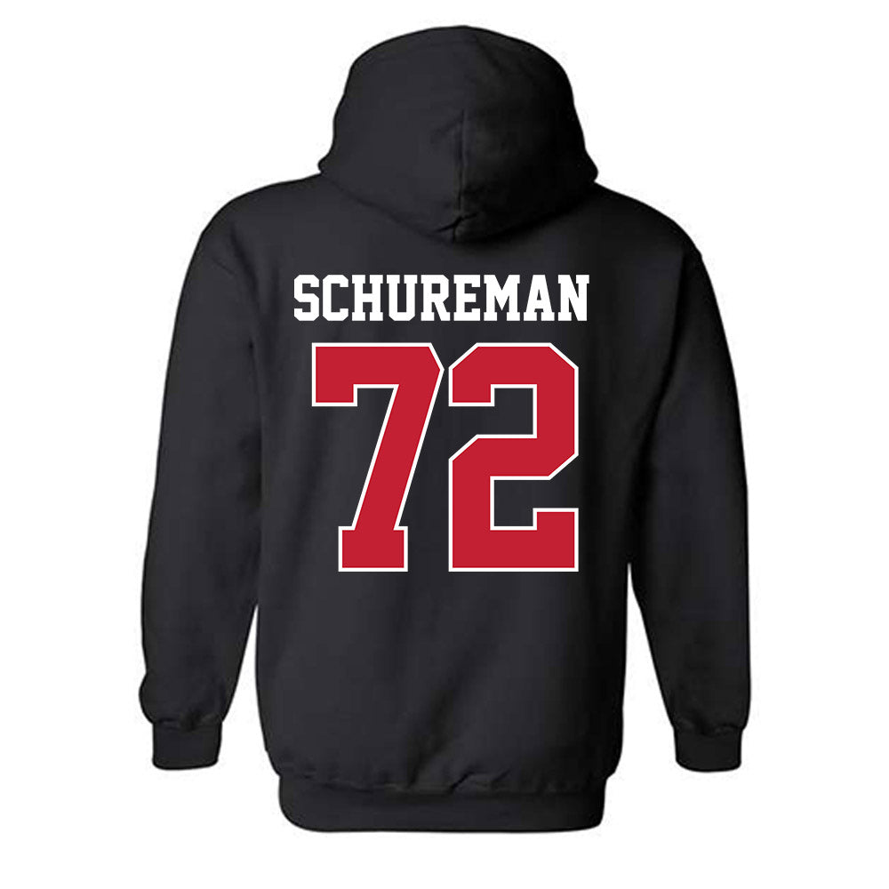 New Mexico - NCAA Football : Griffin Schureman - Classic Fashion Shersey Hooded Sweatshirt-1