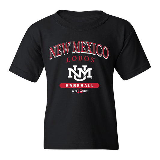 New Mexico - NCAA Baseball : Will Asby - Classic Fashion Shersey Youth T-Shirt