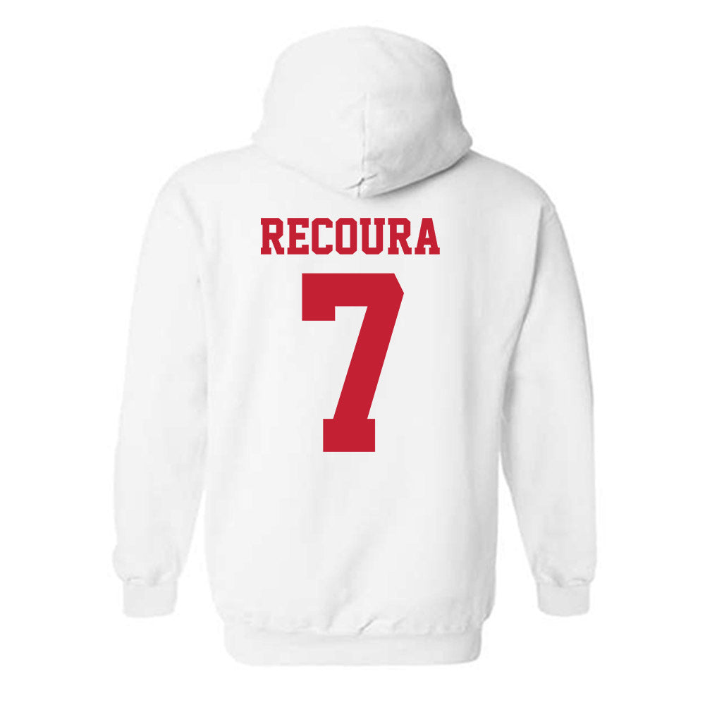 New Mexico - NCAA Men's Tennis : Nicolas Recoura - Classic Fashion Shersey Hooded Sweatshirt-1