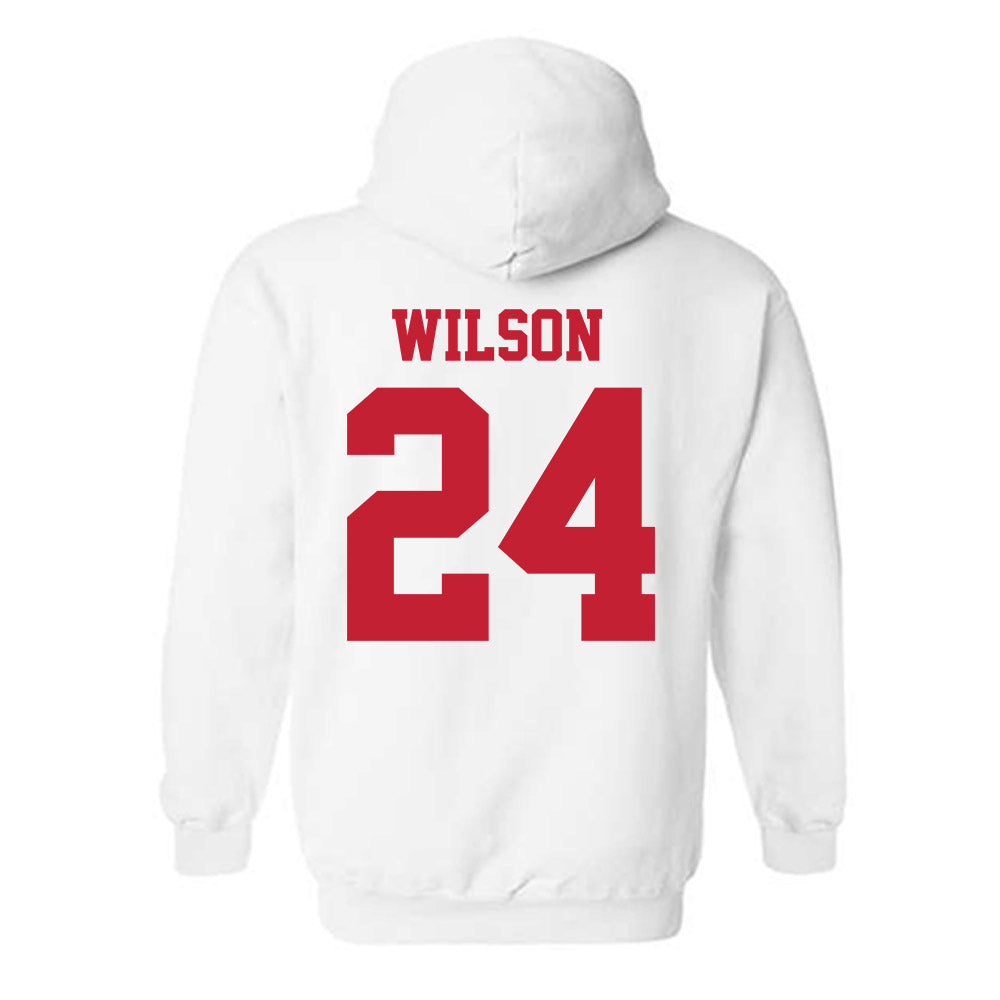 New Mexico - NCAA Football : Jayden Wilson - Classic Fashion Shersey Hooded Sweatshirt-1