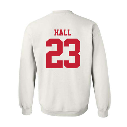 New Mexico - NCAA Men's Basketball : Jake Hall - Classic Fashion Shersey Crewneck Sweatshirt-1